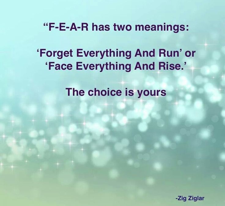 Fight the Fear